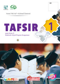Image of Ilmu Tafsir untuk Kelas X Madrasah Aliyah Program Keagamaan Kurikulum Merdeka.
