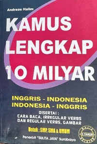 Image of Kamus Lengkap 10 Milyar Inggris-Indonesia Indonesia-Inggris