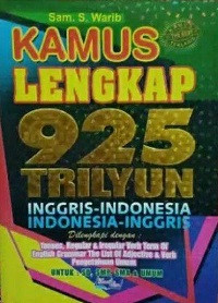 Image of Kamus Lengkap 925 Trilyun Inggris-Indonesia Indonesia-Inggris