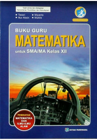 Image of Buku Guru Matematika untuk SMA/MA Kelas XII: Kurikulum 2013
