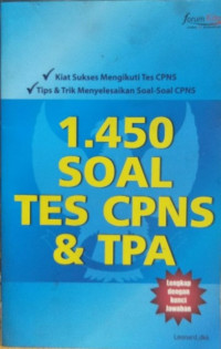 Image of 1.450 Soal Tes CPNS & TPA