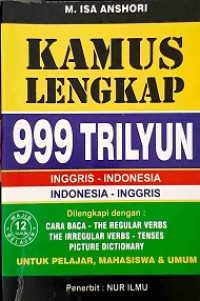 Image of Kamus Lengkap Trilyun 999 Y Inggris-Indonesia Indonesia-Inggris