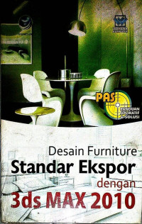 Image of Desain Furniture Standar Ekspor dengan 3ds MAX 2010