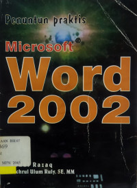 Image of Penuntun Praktis Microsoft Word 2002